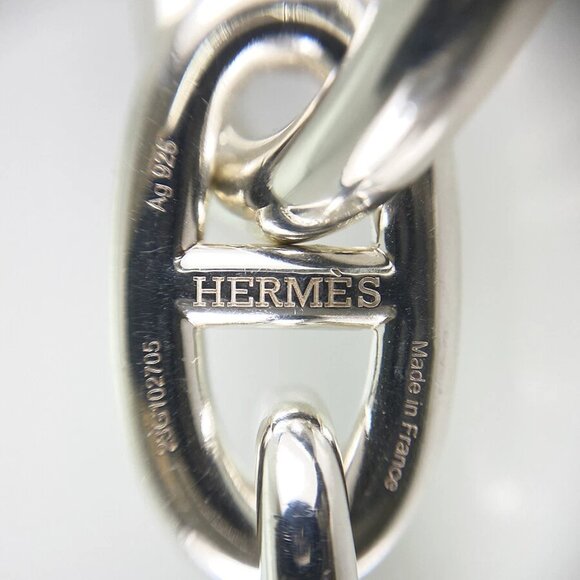 HERMES Chaine d'Ancre TGM Silver Bracelet - Picture 2 of 9
